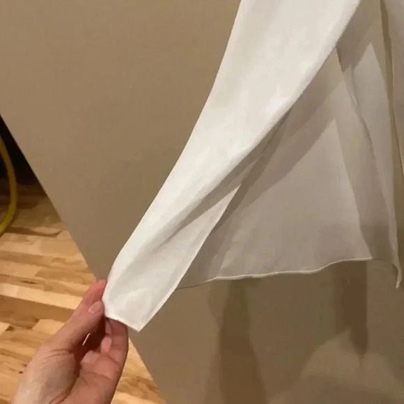 ZARA GATHERED SATIN EFFECT top - Picture 11 of 11